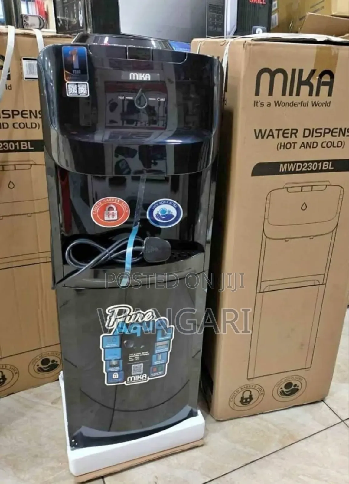 Energy Saving Mika 2 Taps Water Dispenser Topload