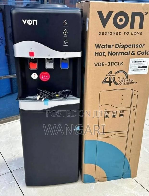 New Model Von 3 Taps Water Dispenser Topload - main view