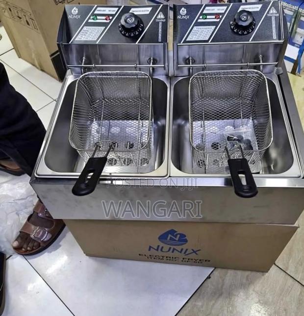 New 6+6 Litres Nunix Double Deepfrier