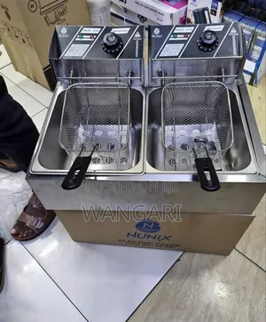 Restocked New 6+6 Litres Nunix Double Deepfrier