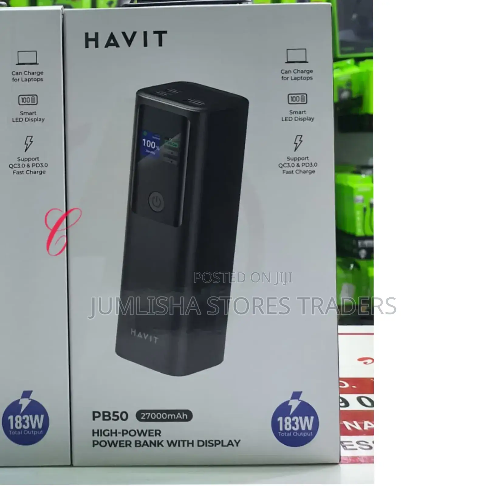 Havit Pb50 *183w* 27000mah *Laptop Charging* High-Power Power Bank