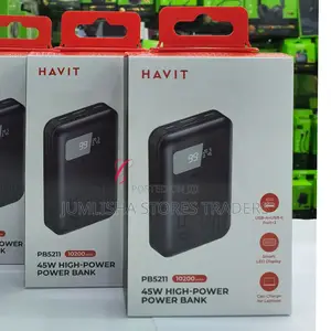 Havit Pb5211 *45w 10,200mah Laptop Charge* High-Power Power Bank