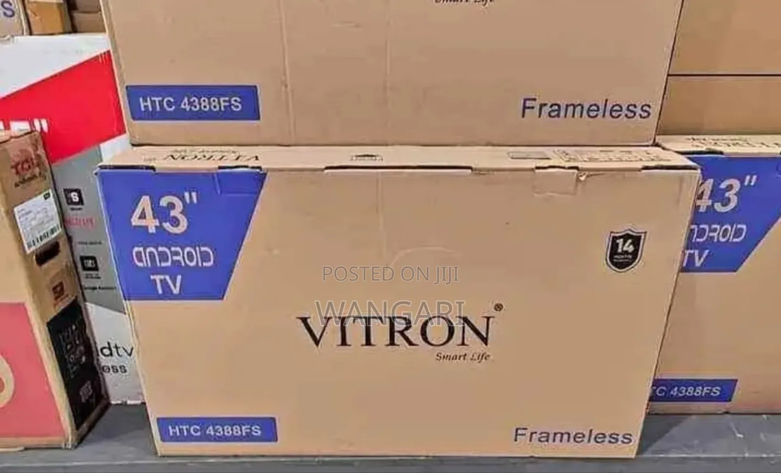 Pre Installed Vitron 43 Inch Smart Tv T/7