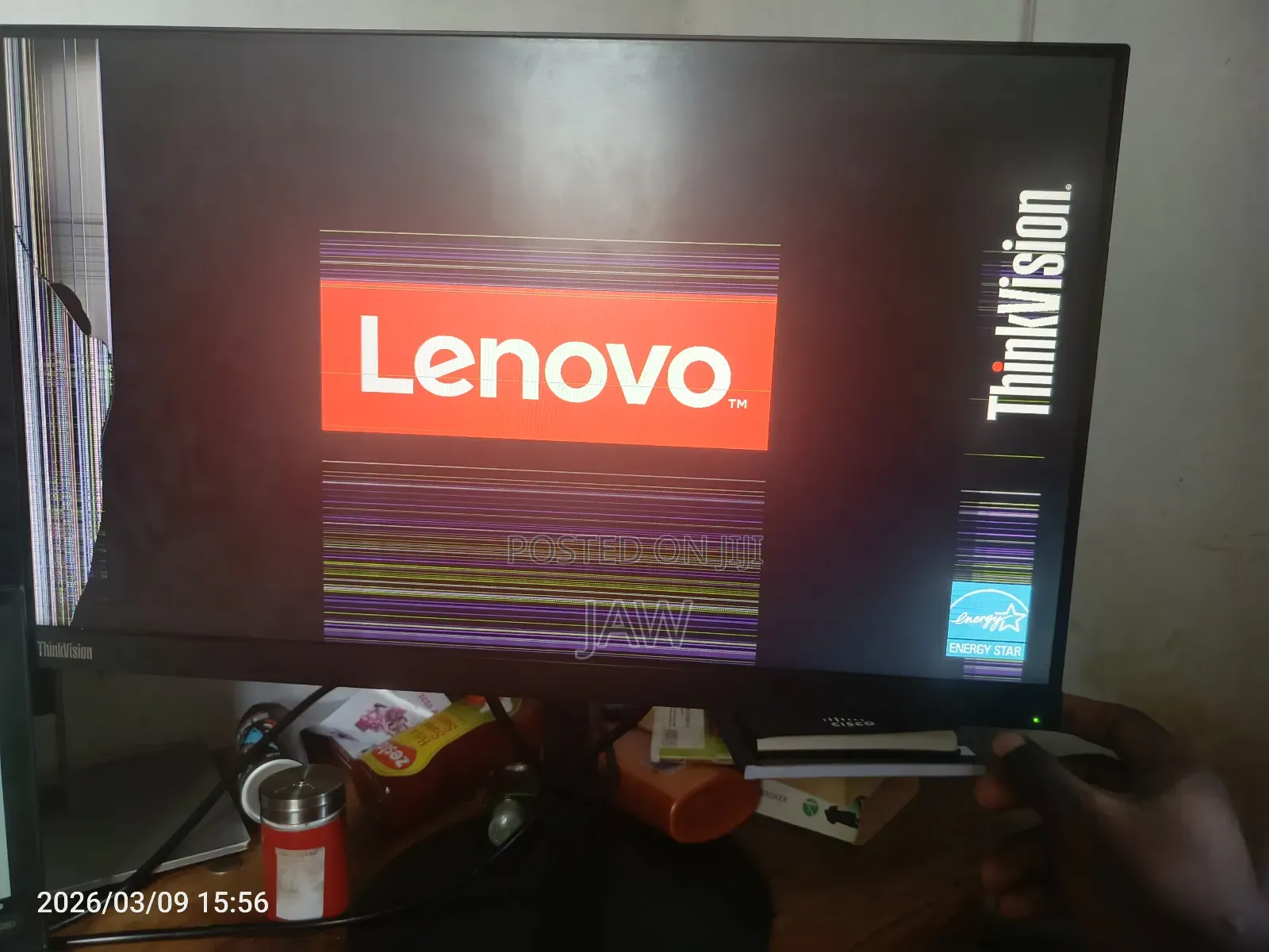 Broken Screen Lenovo Thinkvision T24 -I10