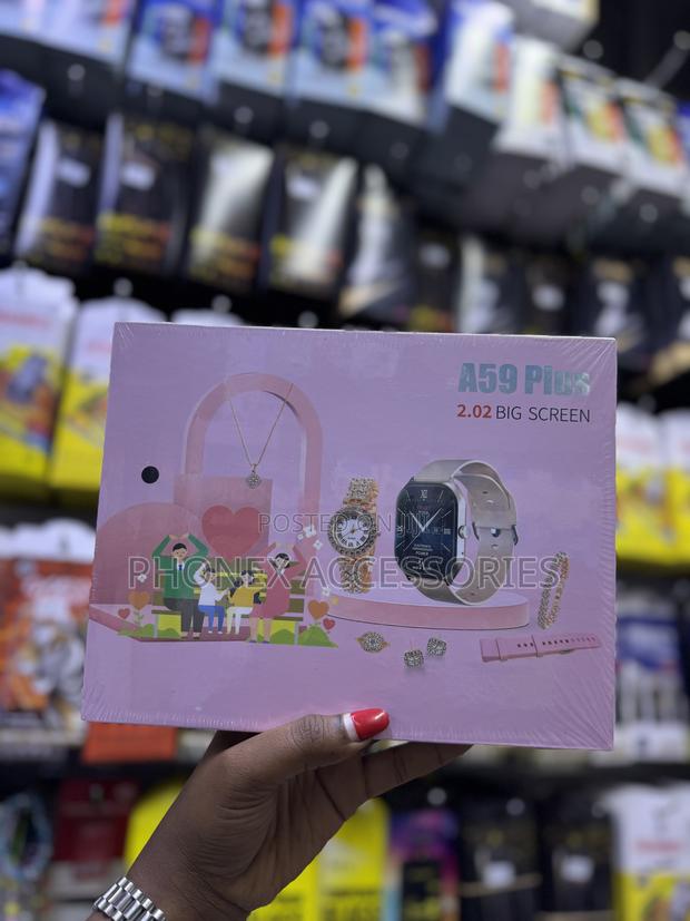 A59 Plus Smart Watch Gift Set – 2.02” Big Screen - thumbnail 3