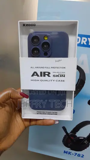 Mizan Kdoo Air Skin Ultra Thin Case for iPhone 14 Pro -Blue