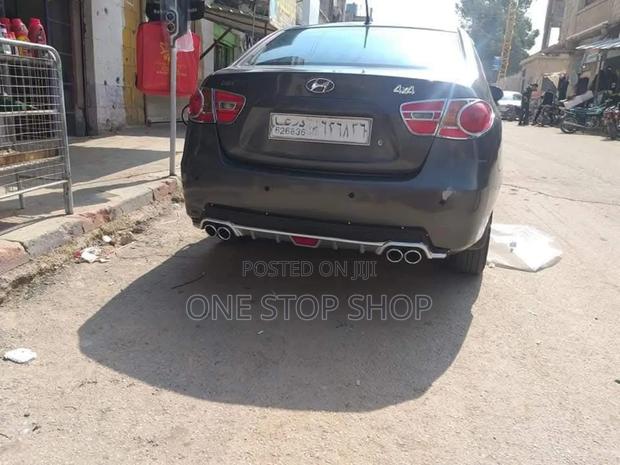 Car Fitted With Kantara Style Universal Silver Difuser - main view