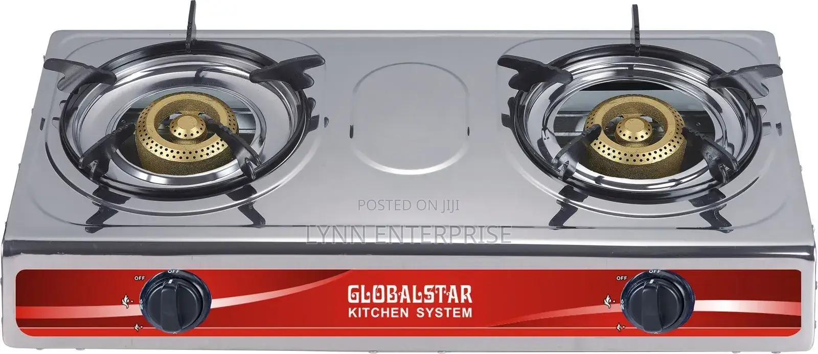 Globalstar 2 Burner Stainless Steel Table Top Cooker