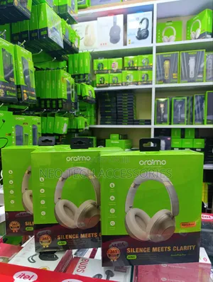 Oraimo Boompop Pro Headphones With Noise Cancellation Swipe Control
