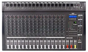 16 Channels Max Powered Mixer Usb and Bluetooth Enabled 2000w Power
