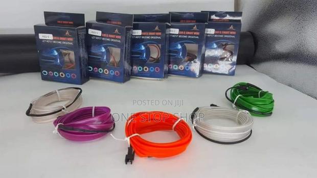 5m Car Dashboard Lights Ice Colors Flexible El Wire Line