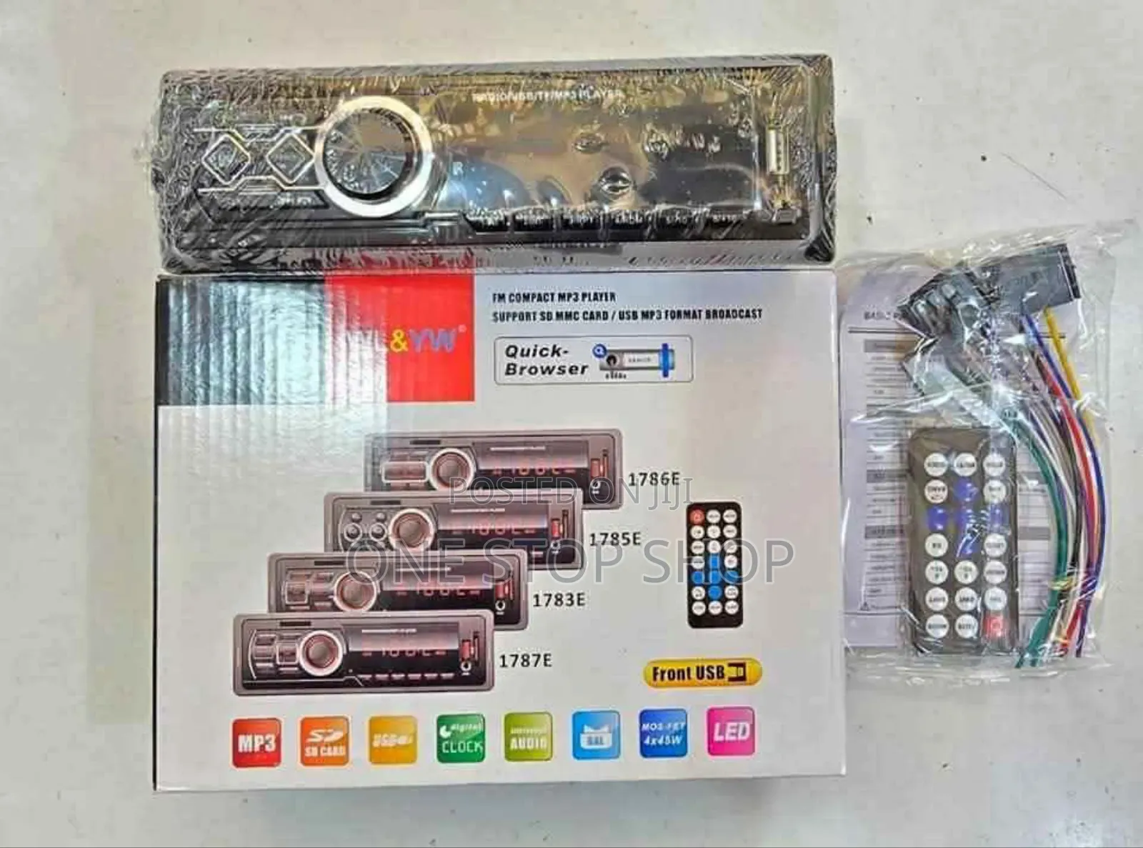 Brand New Generic Car Radio With Bluetooth,Usb,Fm,Aux Inputs