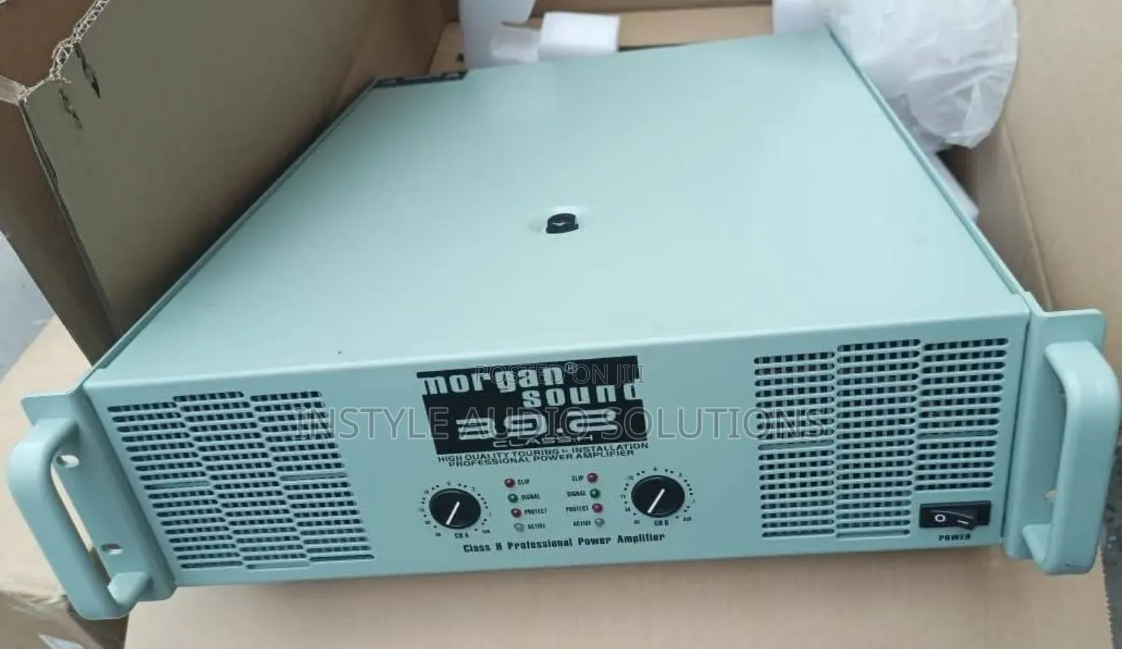 39.2 Morgan Sound High Performance Power Amplifier 6000w Output