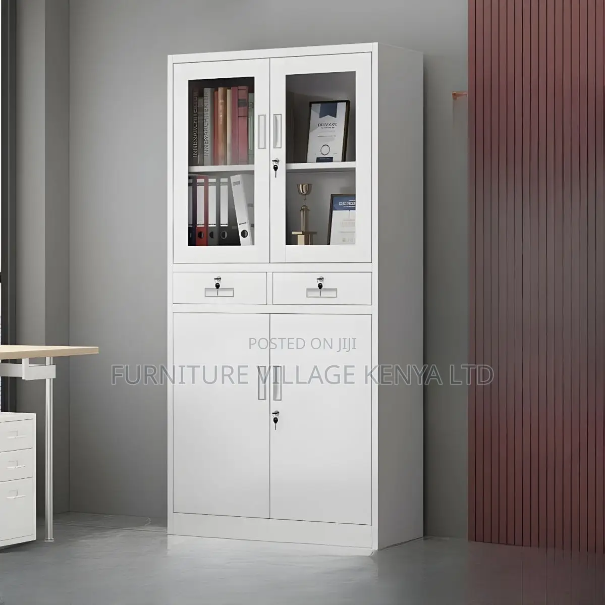Office Cabinet; 2 Door Metallic Office Filling Cabinet