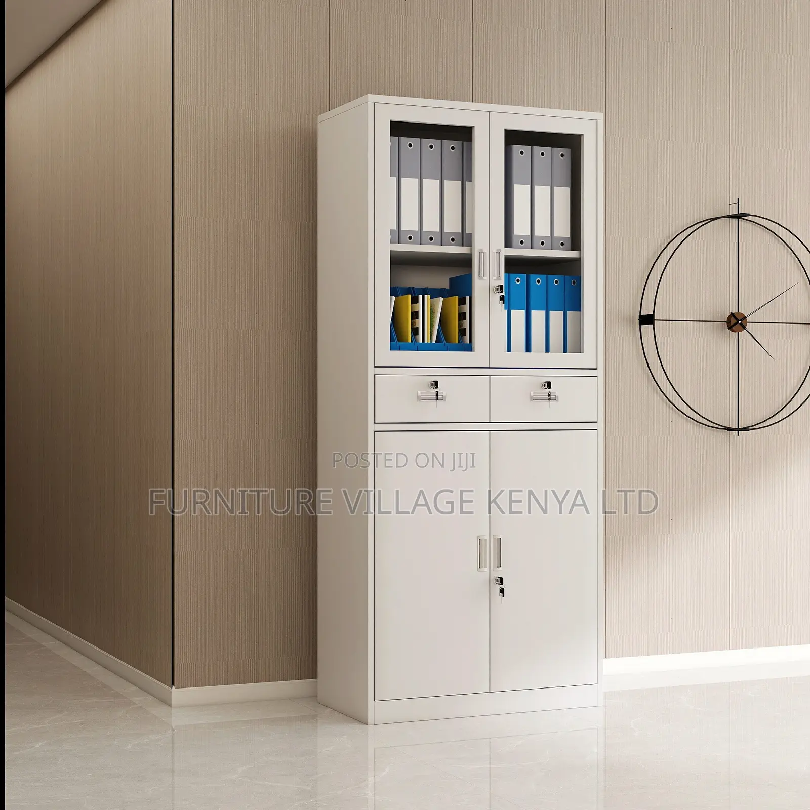 Office Cabinet; 2 Door Metallic Office Filling Cabinet