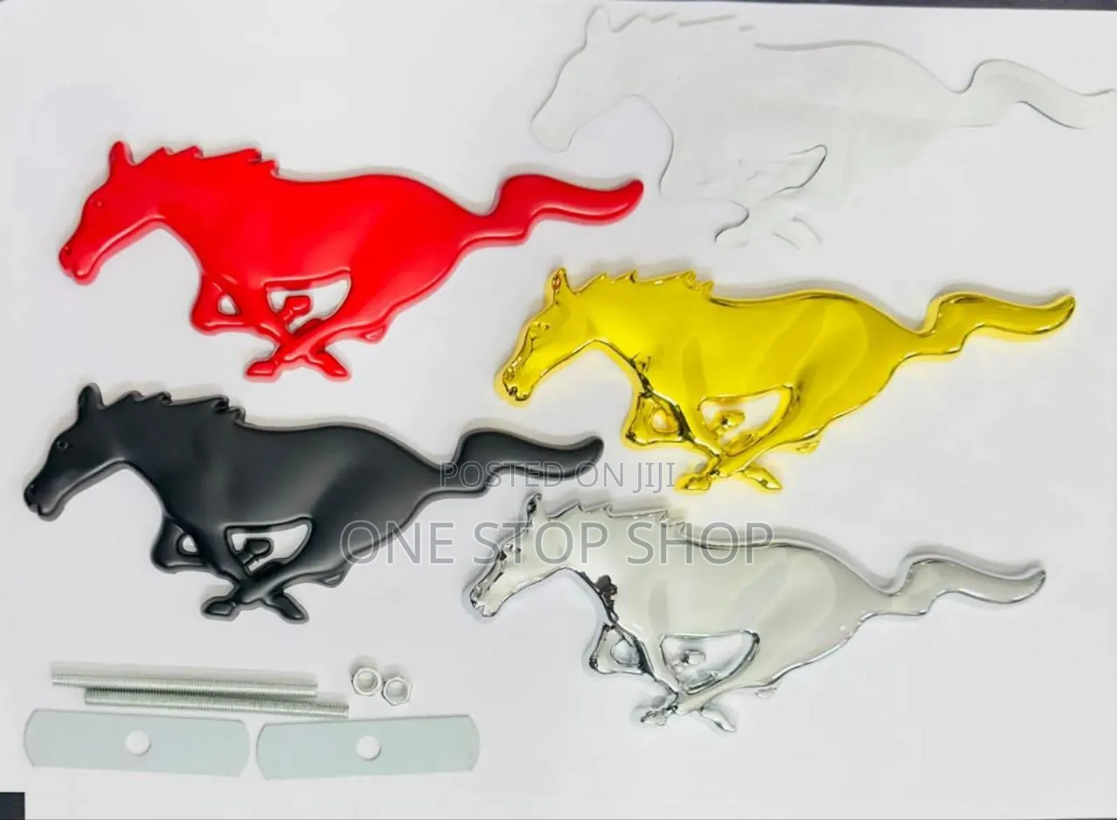 Horse 3d Sticker Emblem Grill Logo