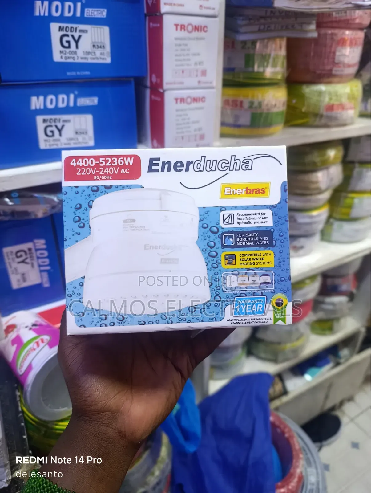 Enerduchaup Shower Head, Enershower