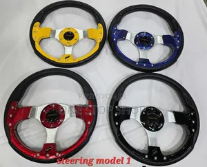Universal Fit Momo Steering in Red, Blue, Black,White