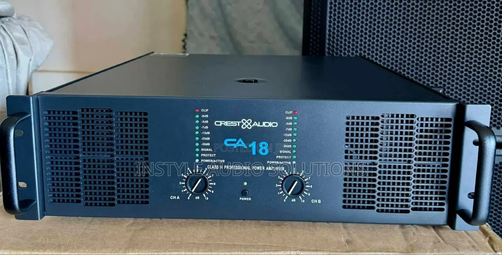 Ca18 Crest Audio Professional Powered Amplifier 2 Channels 5000w