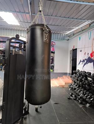 50kg Punch Bag: Heavy Duty Black - thumbnail 2