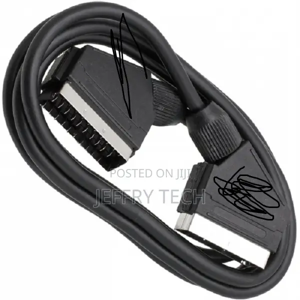 1.5m Scart to Scart Cable (Male to Male)
