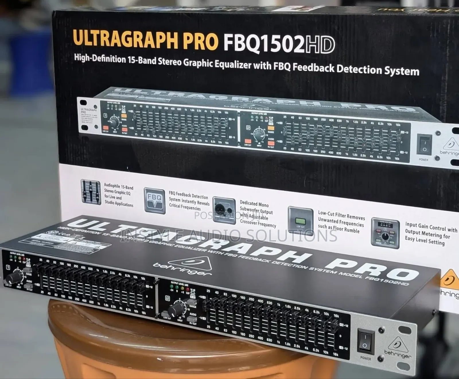 Beringer Fbq1502hd High-Quality 15 Band Graphics Equalizer