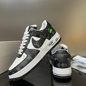 Quality Leather Nike Airforce 1  Louis Vuitton X - main view