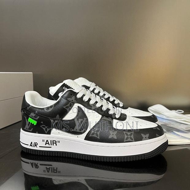 Quality Leather Nike Airforce 1  Louis Vuitton X - thumbnail 2
