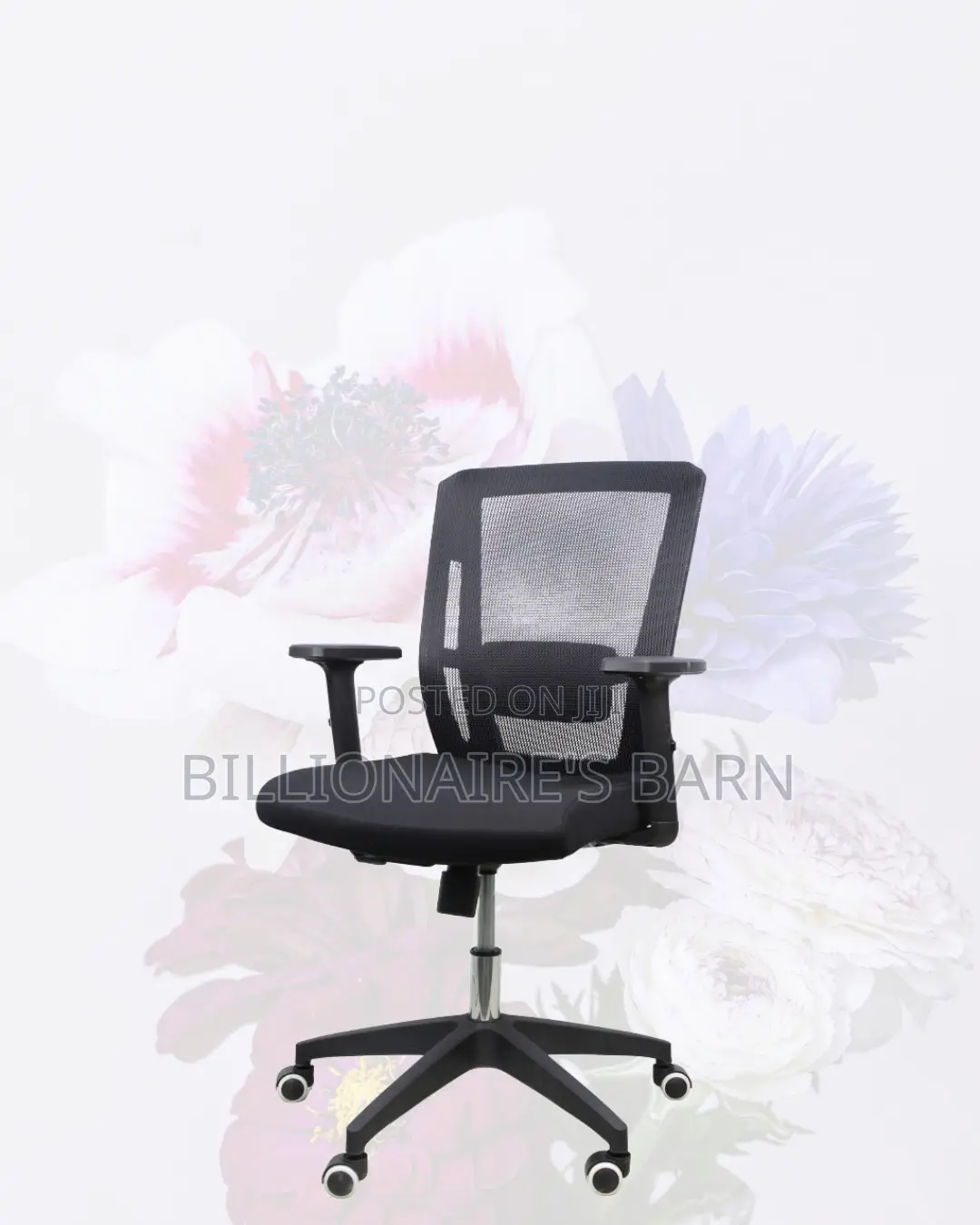 The Barn Origin Chair Mid Back Nylon Base Adjustable Ergonomic