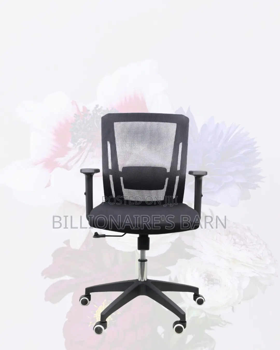 The Barn Origin Chair Mid Back Nylon Base Adjustable Ergonomic