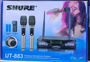 Shure High-Quality Wireless Microphone With Rechargeable Batteries