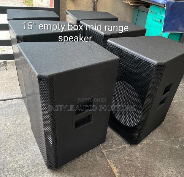 15" Mid Range Empty Box Speaker