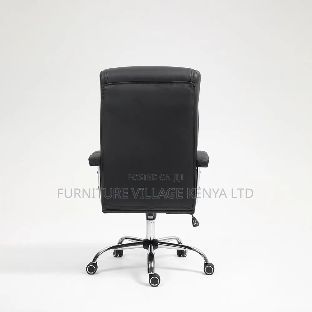 Office Chair; High Back Executive Leather Office Seat