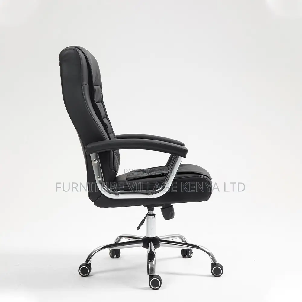 Office Chair; High Back Executive Leather Office Seat