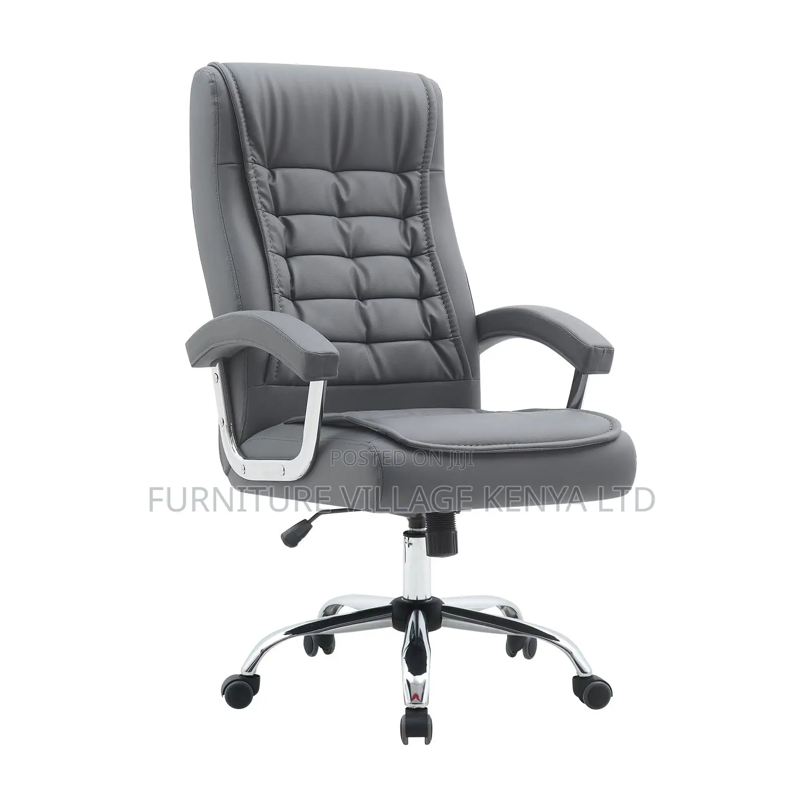 Office Chair; High Back Executive Leather Office Seat