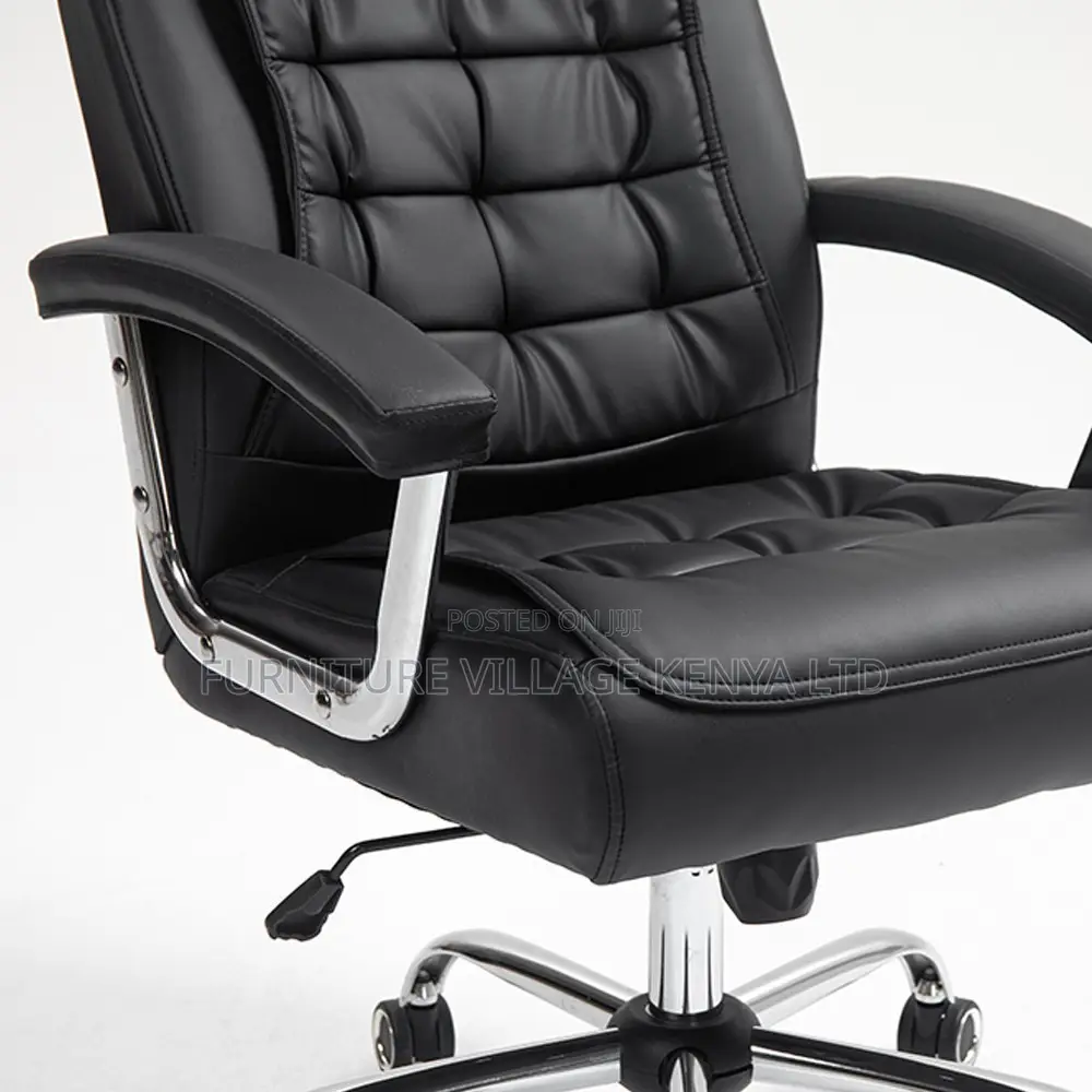 Office Chair; High Back Executive Leather Office Seat