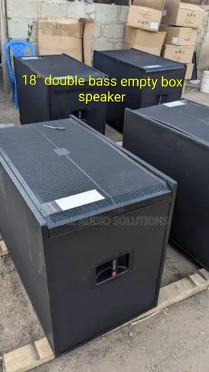 18" Empty Double Bass Speaker High-Quality