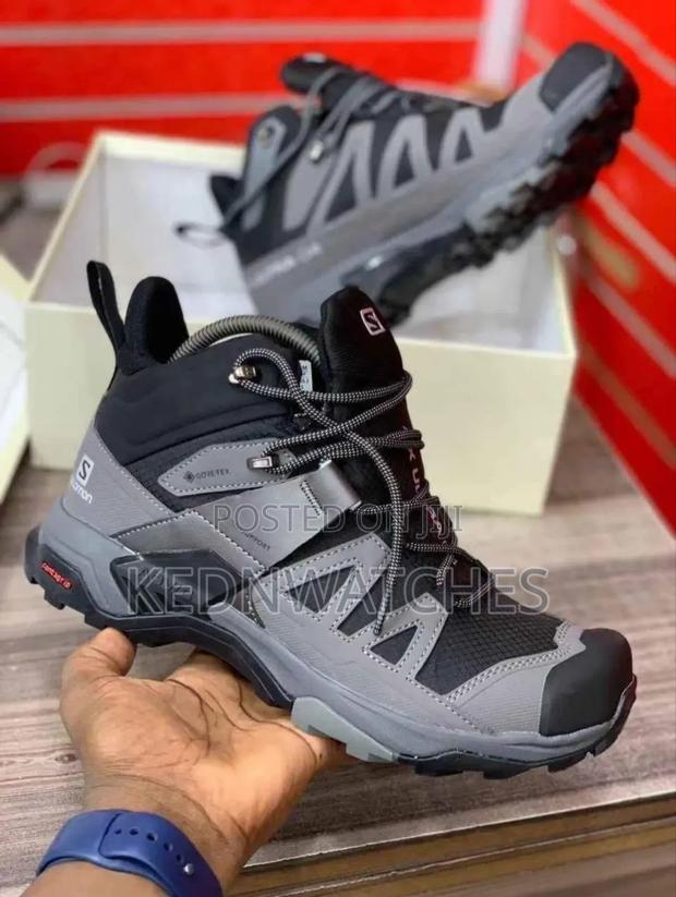 Salomon Goretex Waterproof Hiking Boots Anti-slip Outdoor Trekking