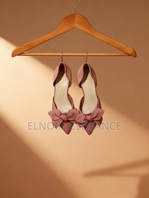 Blush Bow Elegant Heels - thumbnail 2