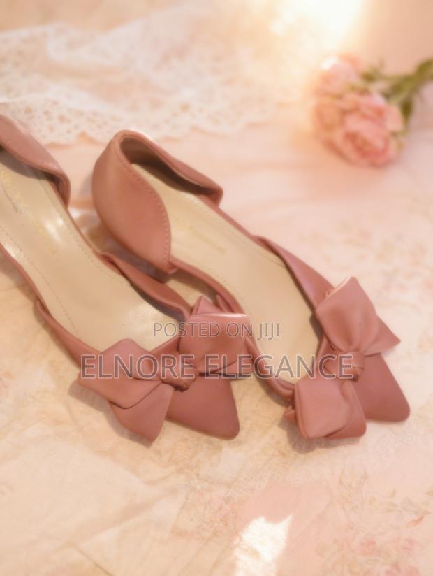 Blush Bow Elegant Heels - thumbnail 3