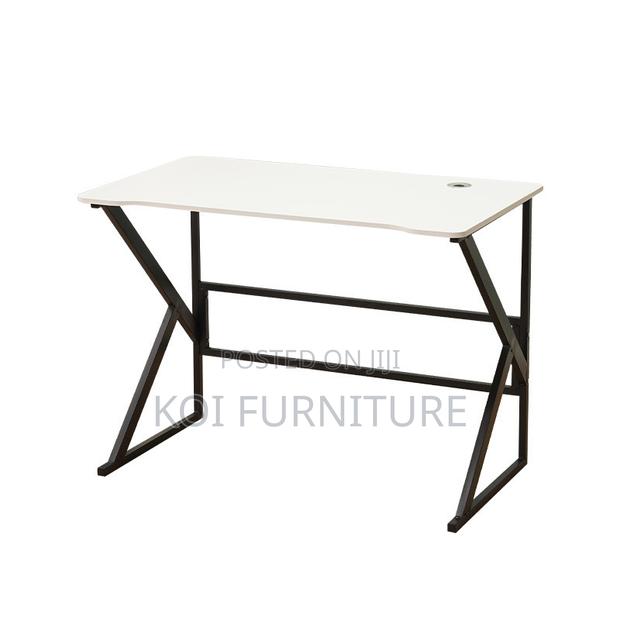 Office Desk : 1.2m Modern, Sturdy Workstation With Shelf - thumbnail 5