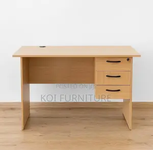 Office Desk : 1.2m Home Study Office Desk With Three Drawers