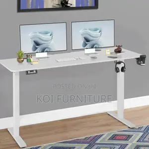 Office Desk:1.2m Electric Height Adjustable Sit-Stand Desk With Memory