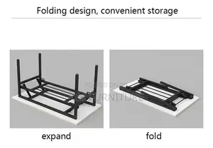 Office Desk : Multi-Purpose 1.4m Foldable Study Office Table