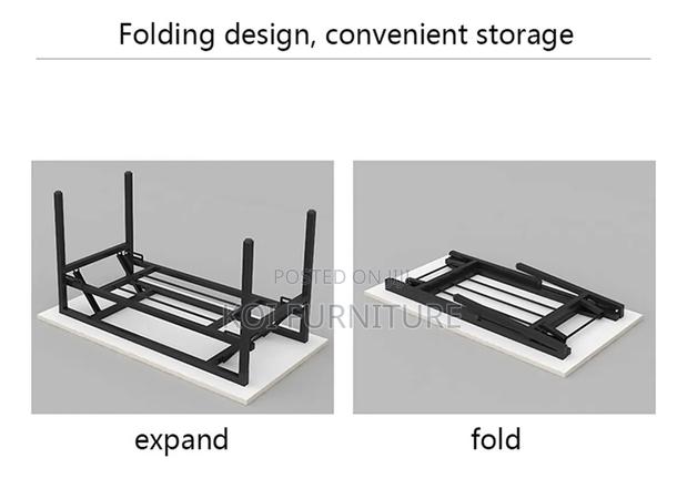 Office Desk : Multi-Purpose 1.4m Foldable Study Office Table - thumbnail 4