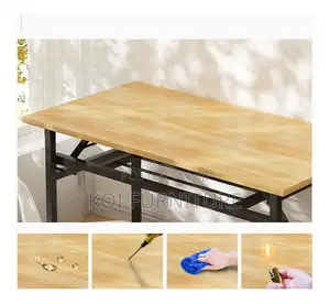 Office Desk : Multi-Purpose 1.4m Foldable Study Office Table