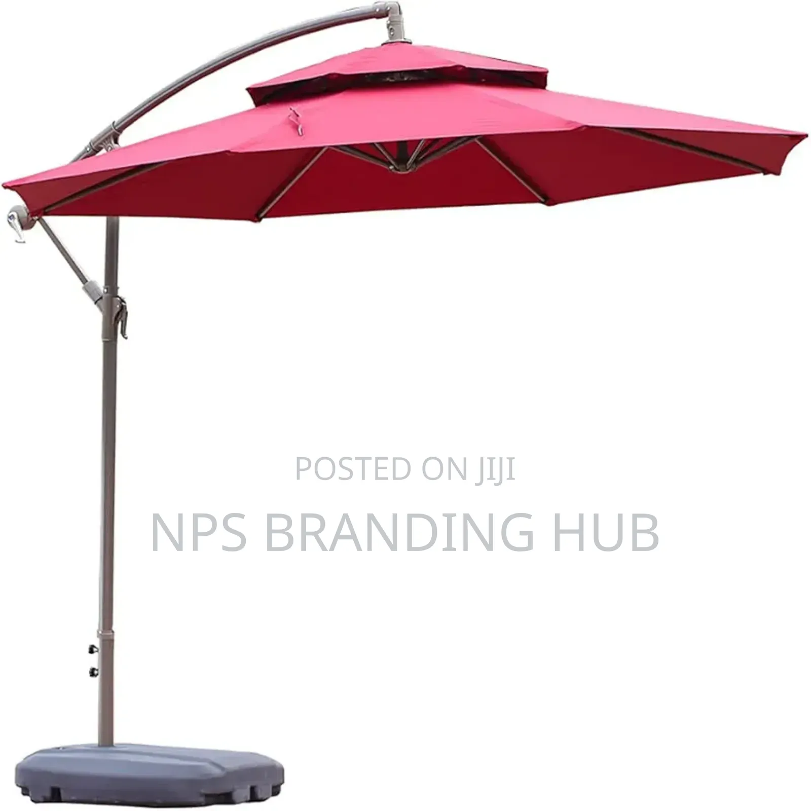 Heavy Base Quality Canvas Outdoor Umbrella