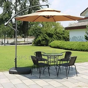 Heavy Base Quality Canvas Outdoor Umbrella