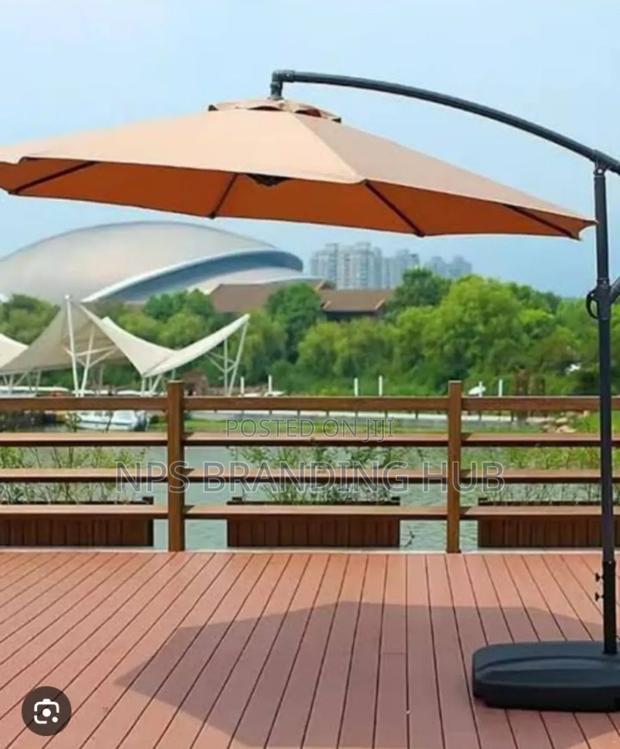 Heavy Base Quality Canvas Outdoor Umbrella - thumbnail 3