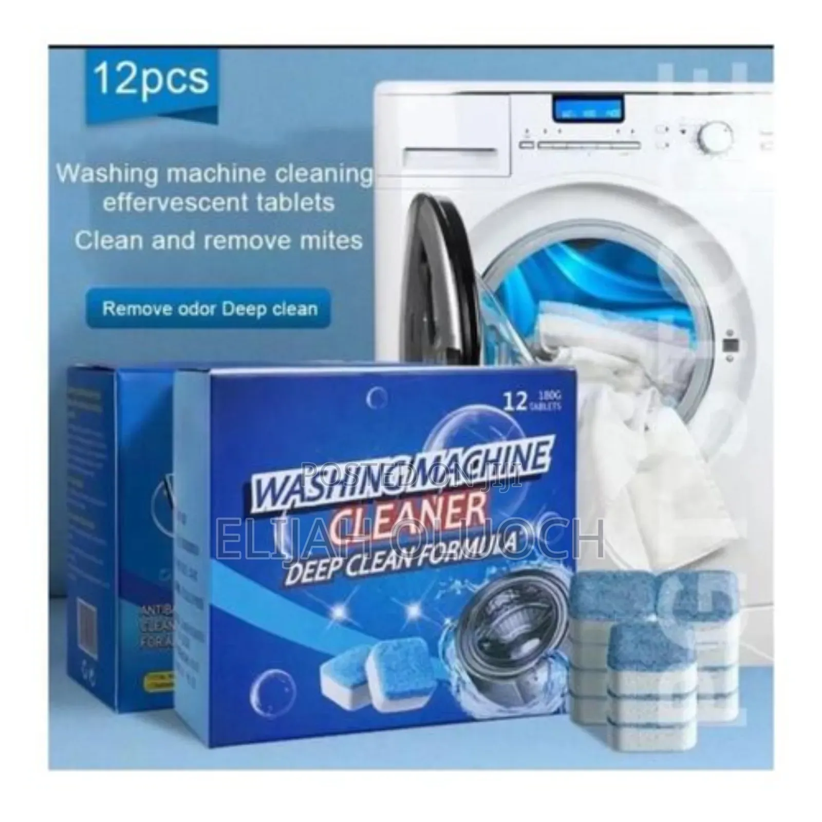12pc Pack Of Washing Machine Cleaning Tablets